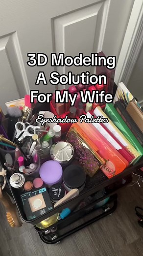 3D Modeling Solution for Eyeshadow Palettes