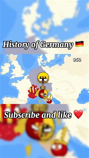 History of Germany 🇩🇪 #countryballs #germany #history