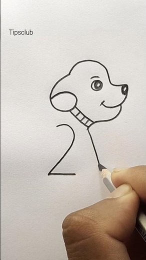 Learn Drawing Step by Step #dog #drawing #art #easydrawing #stepbystep #shorts #tipsclub