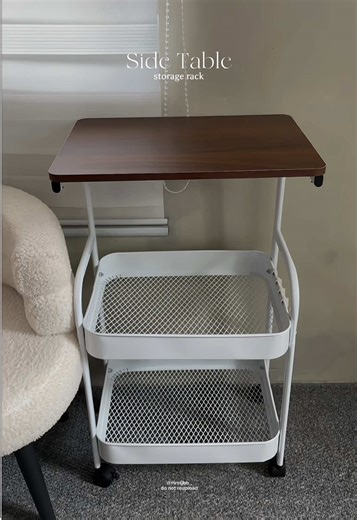 Innovative Movable Table with Storage Solutions