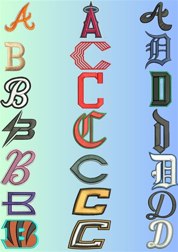 3D Puff Embroidery Letters ABCD, Individual Puffy Alphabets Machine Embroidery Files Instant Download. - Etsy