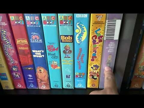Overview of my VHS and DVD collection