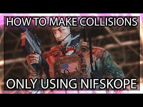 How to make collisions only using NifSkope - Fallout 4 Modding Tutorial