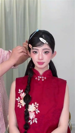 A super detailed tutorial on new Chinese-style hairstyles#Hairstyle tutorial#Chinese-style