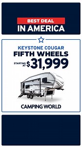 헧헵헲 헞헲혆혀혁헼헻헲 헖헼혂헴헮헿 헙헶헳혁헵 헪헵헲헲헹 헜혀 헧헵헲 헕헲혀혁 헦헲헹헹헶헻헴 헙헶헳혁헵 헪헵헲헲헹 헜헻 헔헺헲헿헶헰헮  Cougar stands as a leader in the industry, embodying not just a brand, but a tradition of innovation, style, and unforgettable experiences. Made in America, to camp in America these fifth wheels start at just $31,999 at select Camping World locations. | Camping World | Facebook