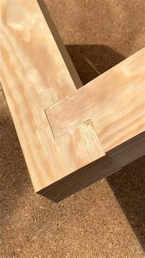 Trying to Make This Housed Lap Joint Perfect 🪵#shortvideo #diy #woodworking