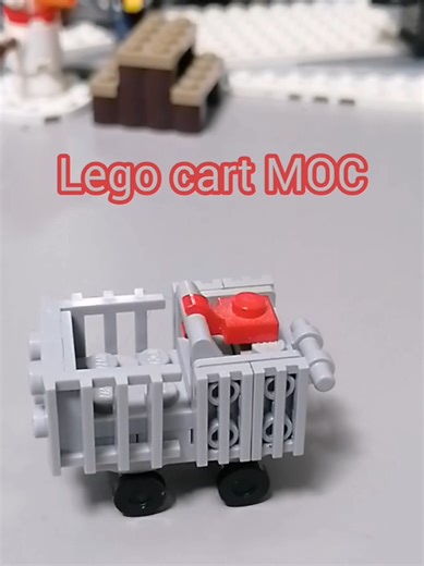 Short tutorial for building shopping cart out of lego If you want to build a store, this might be perfect for you #lego #legomoc #legotok #afol #legominifigures