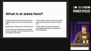 AI-generated content in Wikipedia - a tale of caution
