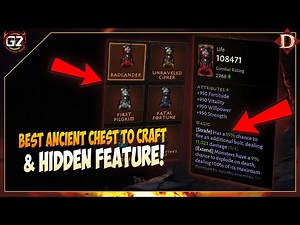 Best Ancient Chest to Craft — Hidden Stat You MUST Know | Diablo Immortal
