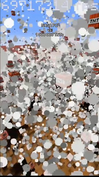 NASA PC Challenges 1,000,000 TNTs in Minecraft