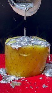 Molten Aluminium vs potato 🍠🥔😬 #aluminium #potato #experiment #experience | Fire Ball Experiments