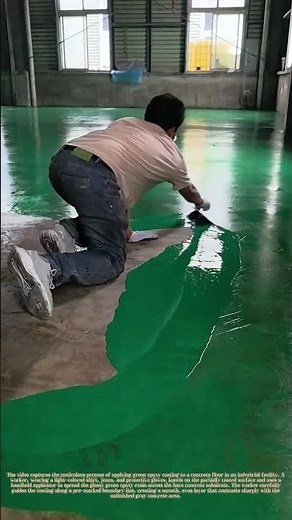 Epoxy Floor Coating: Precision Application in Industrial Surface Finishing
