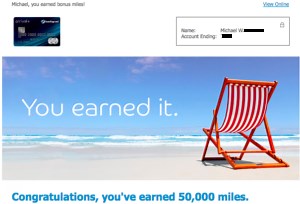 Barclaycard Arrival Plus Congratulates Me A Bit Late