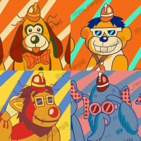 Banana Splits Fanart Celebrating Classic Characters