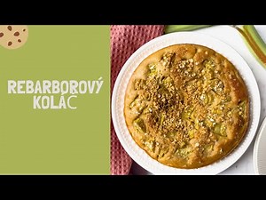 Jednoduchý Rebarborový Koláč do Kulaté Formy | Bez Vajec a Vegan