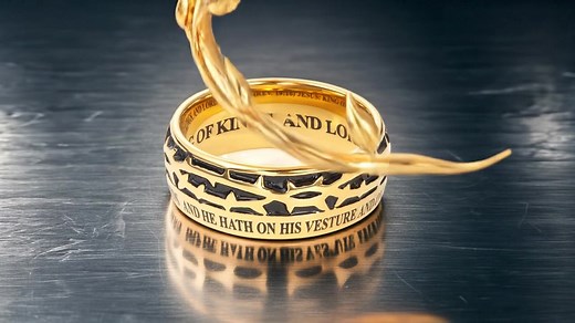 Stylish, Bold Scripture Jewelry for the Modern Believer! Crown of Thorns Ring - King of Kings | Rapturewear.com - Spirit & Truth Christian Jewelry