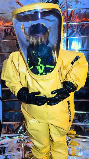 Getting Ready with a Crown and a Gas Mask