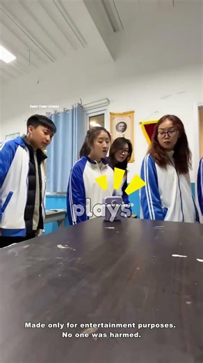 Teacher Drew a Line… And Ran Out of Class 💀📏#tiktok #korea #newYork #engsub