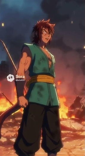 Super Saiyan Monkey Man vs Evil Alien Emporer - AI Anime Vid #aianimation #dbz #supersaiyan #anime