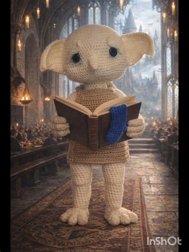 #crochet #amigurumi Dobby #harrypotter #viral #shortvideo