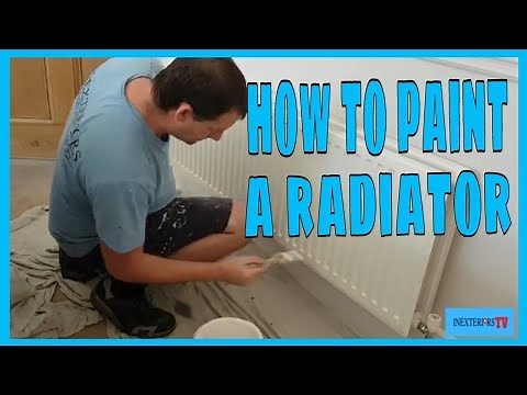 How to paint a radiator. painting a radiator.