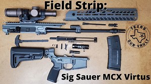 Field Strip: Sig Sauer MCX Virtus (w/ Bolt Carrier, Recoil Spring and Piston Removal)
