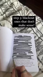 Watch How to make blackout poetry. on Amazon Live