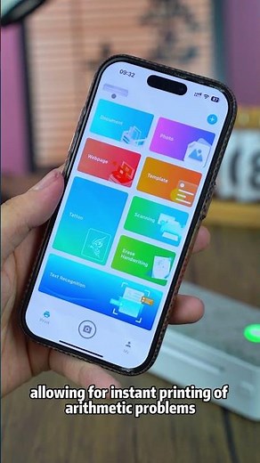 Ultra-Portable Mini Thermal Printer: Inkless & Efficient for Work & Study!