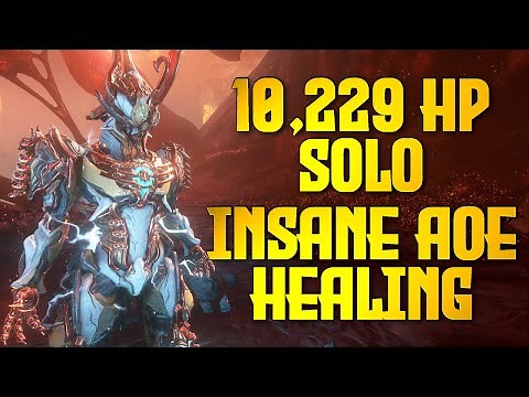 10k Health + Insane AOE Heal Inaros Helminth Build | Warframe