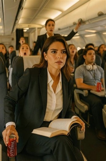 Au début, personne ne prêtait attention à la femme assise au premier rang, jusqu’au moment où son nom et qui elle était furent annoncés. Après cela, tout le monde resta pétrifié de surprise. Dans l’avion, il ne se passait rien d’inhabituel, jusqu’à ce qu’une forte secousse se fasse soudain sentir, que les lumières clignotent une seconde, et que l’hôtesse élève rapidement la voix, demandant à tous d’attacher leur ceinture. Les passagers devinrent nerveux, mais personne ne prêta attention à la fem