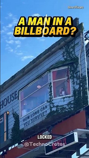 Netflix Trapped a Real Man Inside This Billboard!