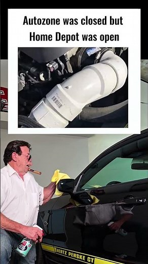Autozone was closed but Home Depot was open 🤣 #car #funny #comedy #mechanic #garage #diy #mustang