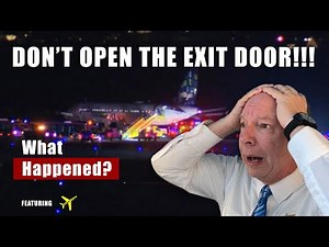 Boston Flight Emergency: Passenger Opens Exit Door!