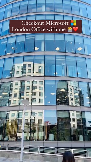 Riya Bansal I Fashion Travel & Lifestyle on Instagram: "Join me on a journey through the heart of innovation! 🏢💻 Exploring the Microsoft London office, where creativity meets technology."