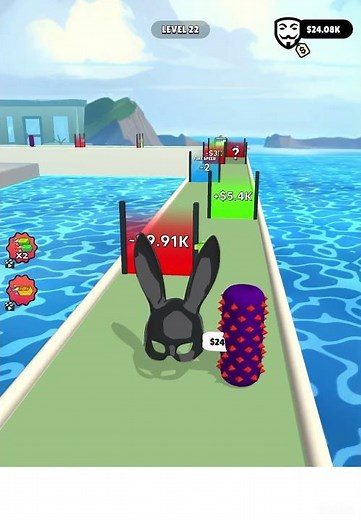Mask Evolution gameplay (Level 21 and 22)