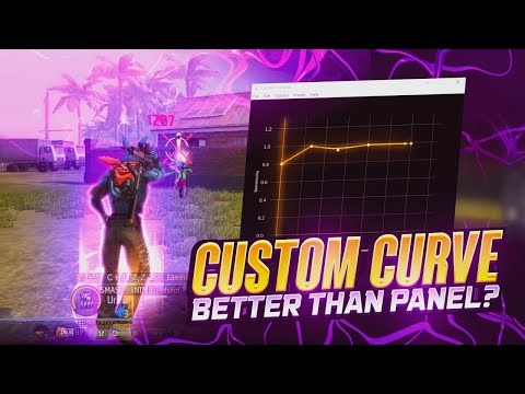 CUSTOM CURVE = 99.99% HEADSHOT RATE ?? | BEST AIM SOFTWARE || #freefire