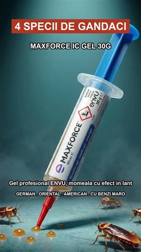 Maxforce IC Gel 30g - scapa de gandacii de bucatarie #Shorts