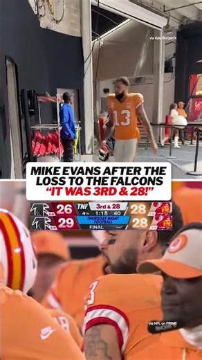 Mike Evans showed some frustration on his way to the locker room after the loss #nfl #buccaneers