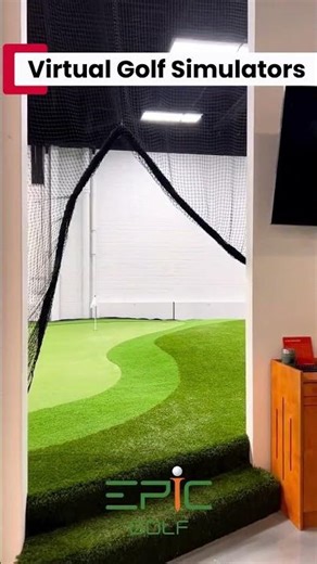 Epic Golf Center Tour ⛳ Virtual Golf Simulators, Coaching & Indoor Putting Greens!