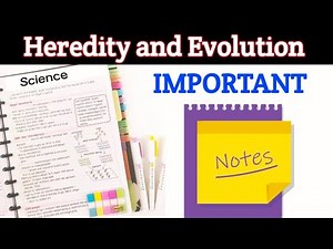 Heredity and Evolution | Class 10 | Science 2 | NOTES #sciencesscboard