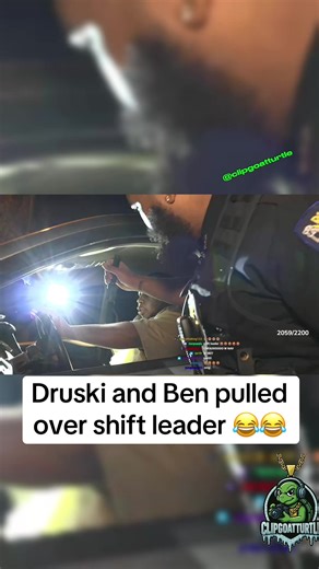 Druski and Ben pulled over shift leader 😂😂 #bendadonnn #badboys #druski #fypppp #shiftleader