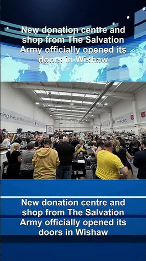 New donation centre and shop from The Salvation Army officially opened its doors in Wishaw