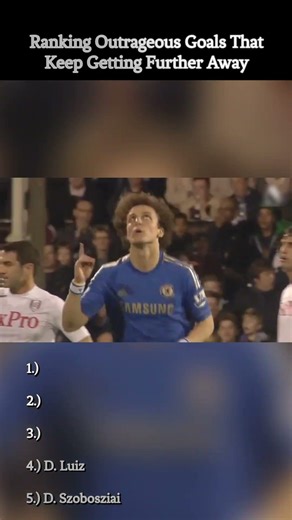 🔥 Ranking Outrageous Goals That Get Further Away 🤯⚽ #short #pl