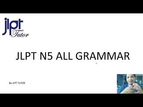 JLPT N5 ALL GRAMMAR