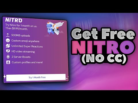 All 4 Ways to get Free Nitro Without Payment Method