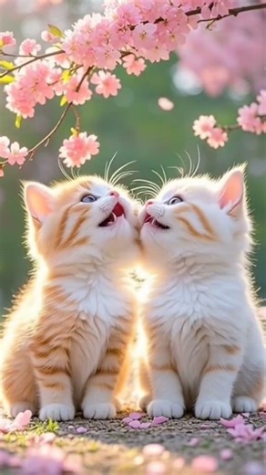 🐱🌸 Cute Kittens Playing in Flowers | Adorable Cat Short 💖