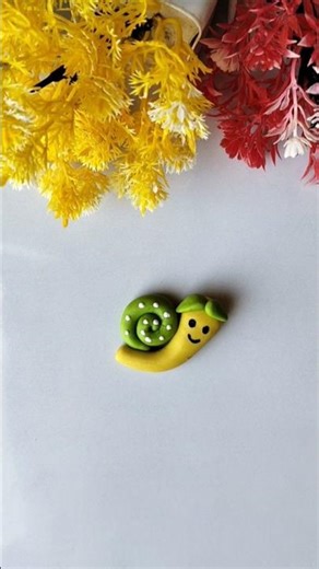 DIY Snail Clay Art for Fun | air dry clay art and craft | Easy Clay art #shorts #viral #diy #clay