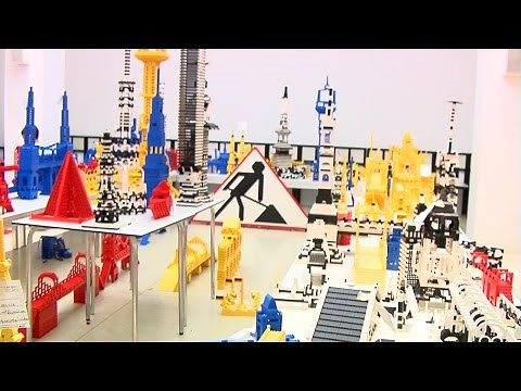 Legobaustelle im deutschen Architekturmuseum