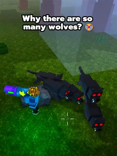 SO MANY WOLVES 💀 #roblox #99nights #99nightintheforest #99nightsroblox #robloxmemes