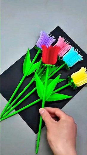 DIY Paper Flower Tutorial-How to Make Beautiful 3D Paper Flowers #paperflowers #diyflowers